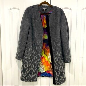 TED BAKER LONDON CECELI FUR COAT